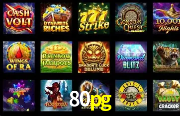 Descubra o Mundo do Cassino Online com 80pg